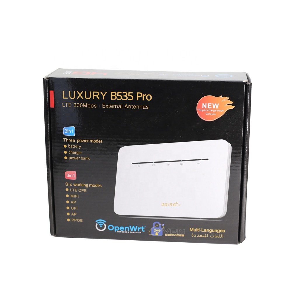 ALLINGE YED114 Wifi 4g Router with SIM Card Lte Wifi Wireless Router 4WAN 1LAN
